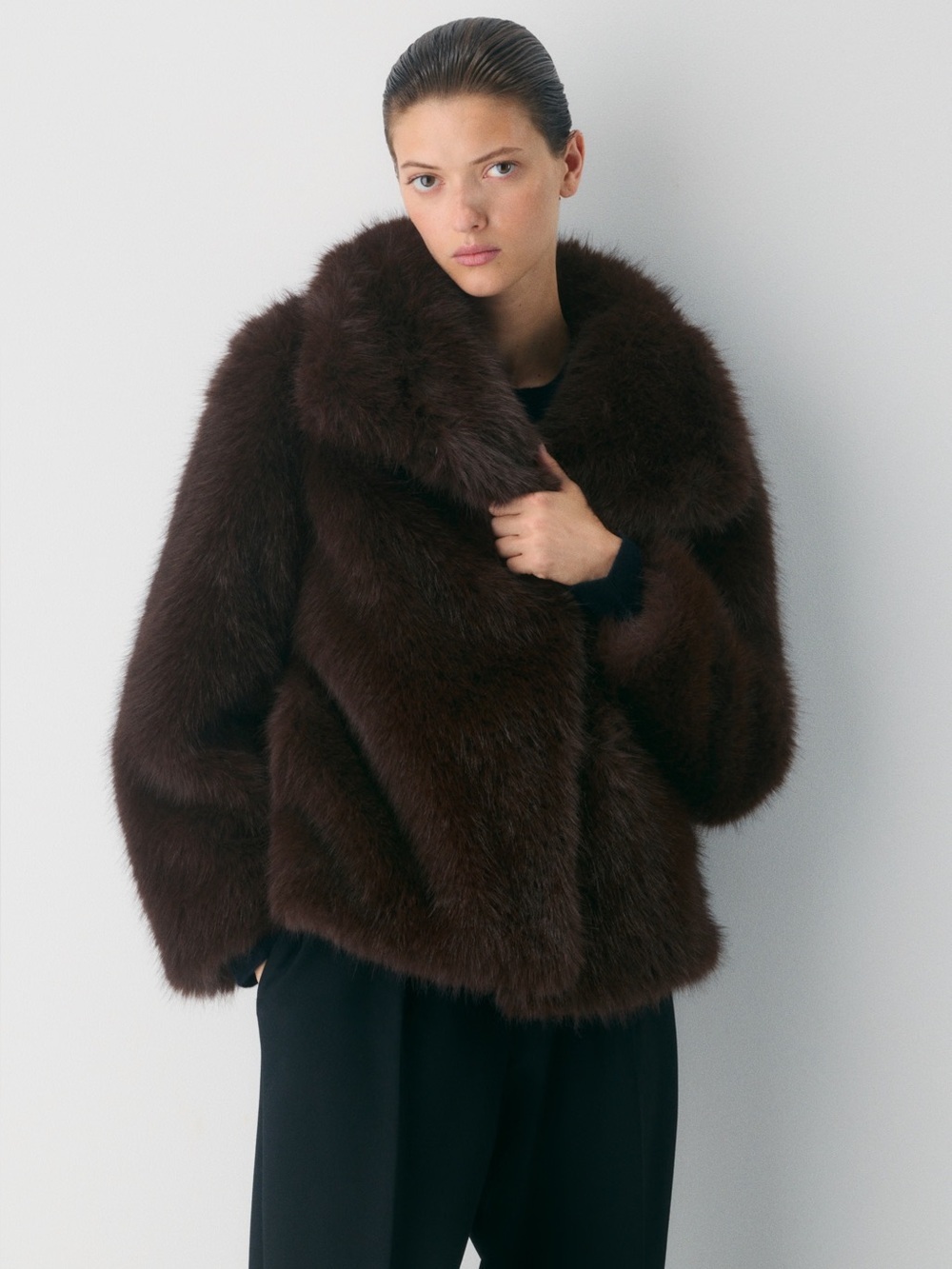 Aritzia St. Moritz Coat - Arctic Faux Fur